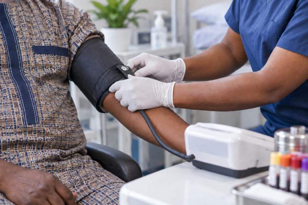Blood pressure check