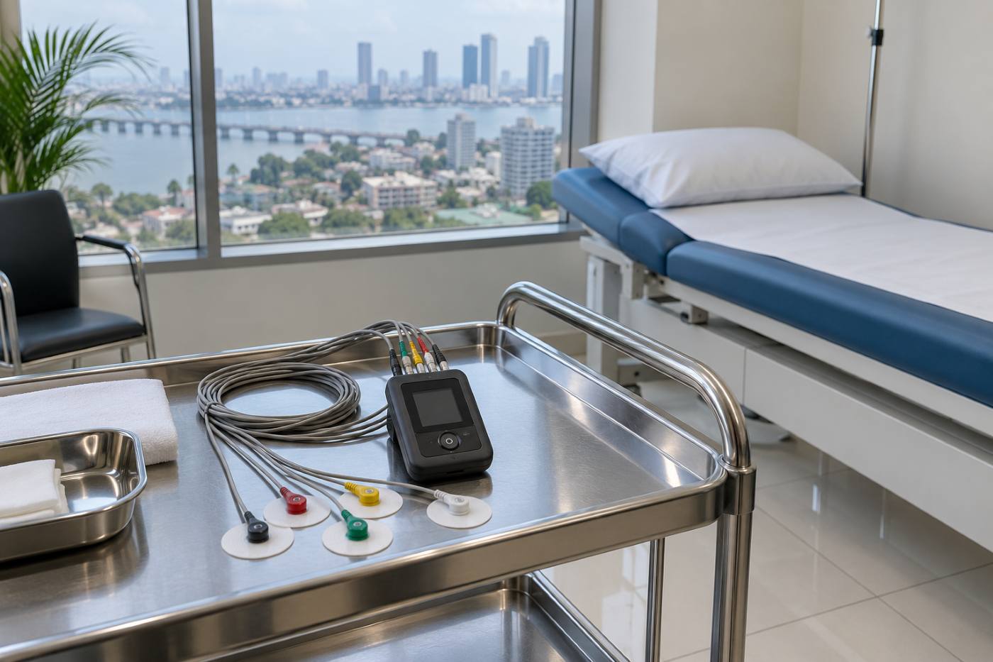 Holter monitor for ambulatory heart monitoring