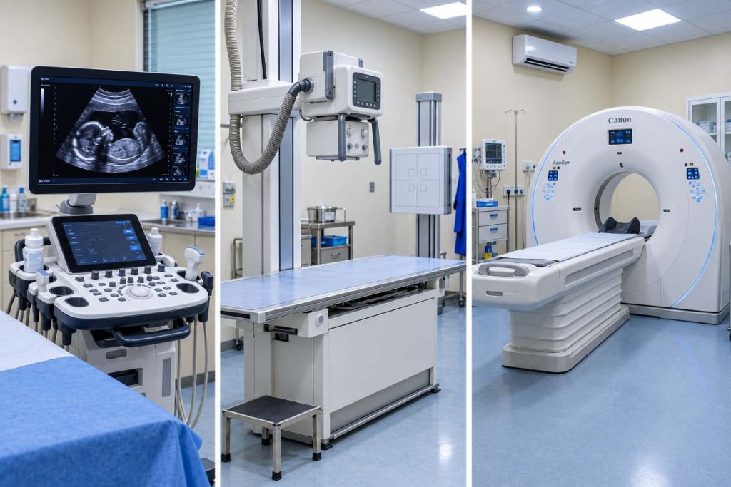 Modern medical imaging equipment