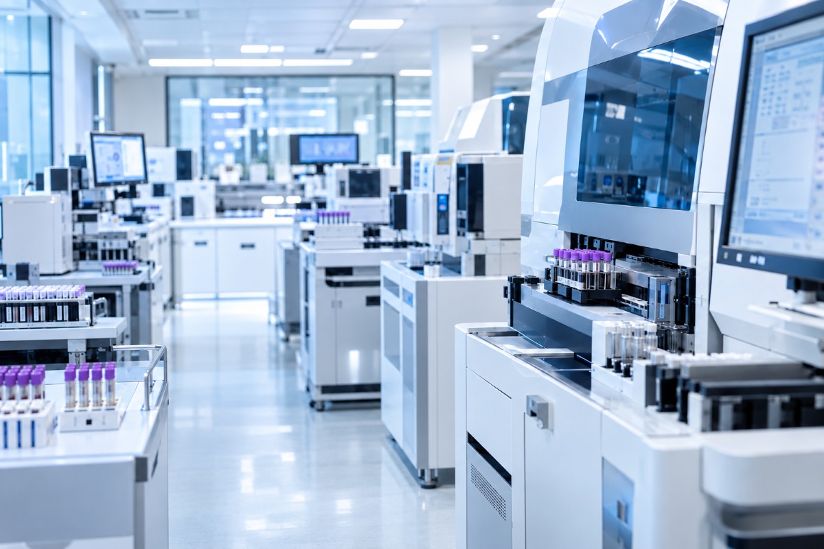 Automated laboratory analyser system at Rapid Diagnostics